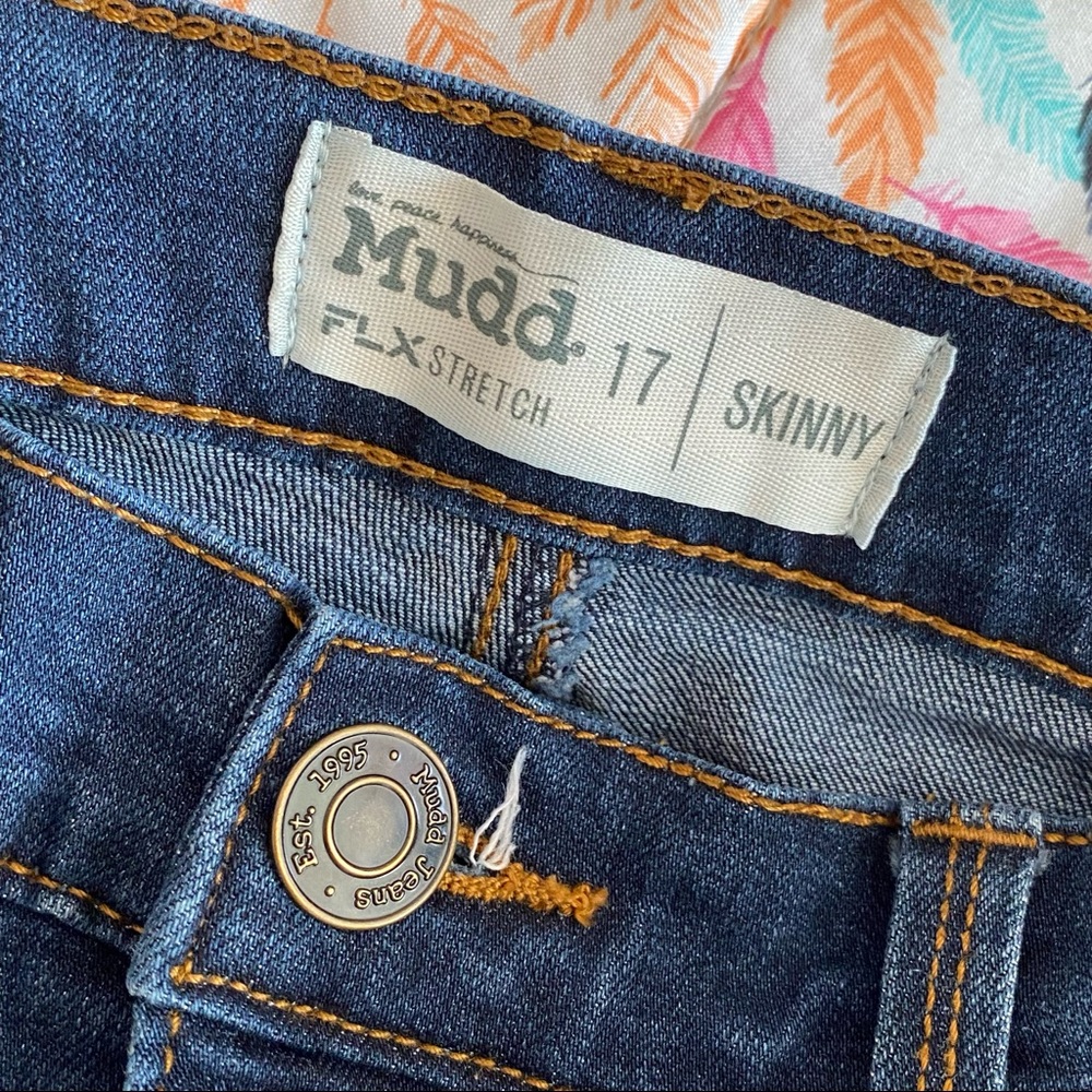 Dark Blue Ripped Jeans - Picture 3 of 3